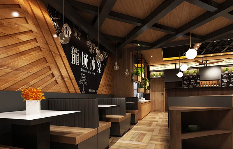 香港龙城冰室创意餐厅设计-3